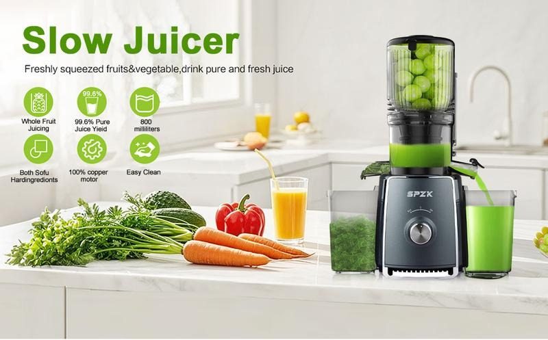 Slow Juicer SPZTK — extracteur de jus à froid